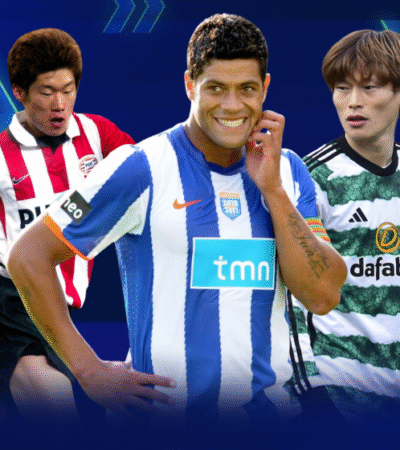 Kyogo 21st, Hulk 6th - the biggest transfers ever involving a player moving from Asia to Europe