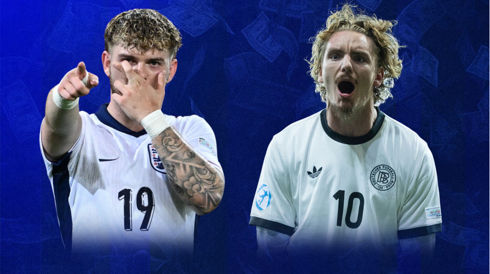 England U21 & Germany U21 most valuable XI as Arsenal star tops stars