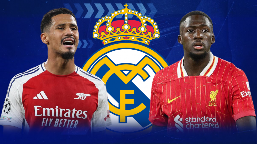 Five Real Madrid centre-back targets as William Saliba top priority