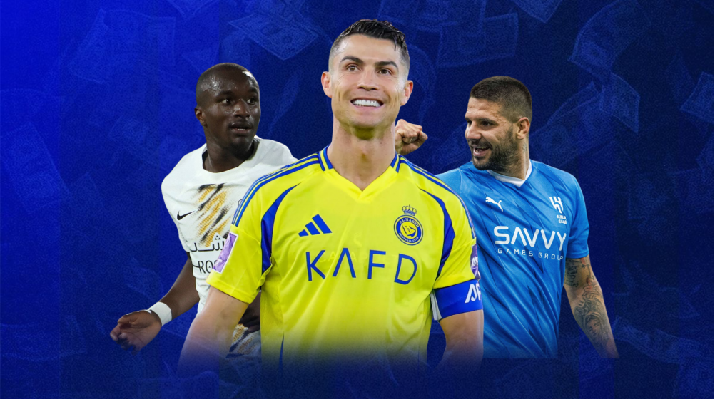 Top 20 - Which clubs have earned the most from selling players to the Saudi Pro League?