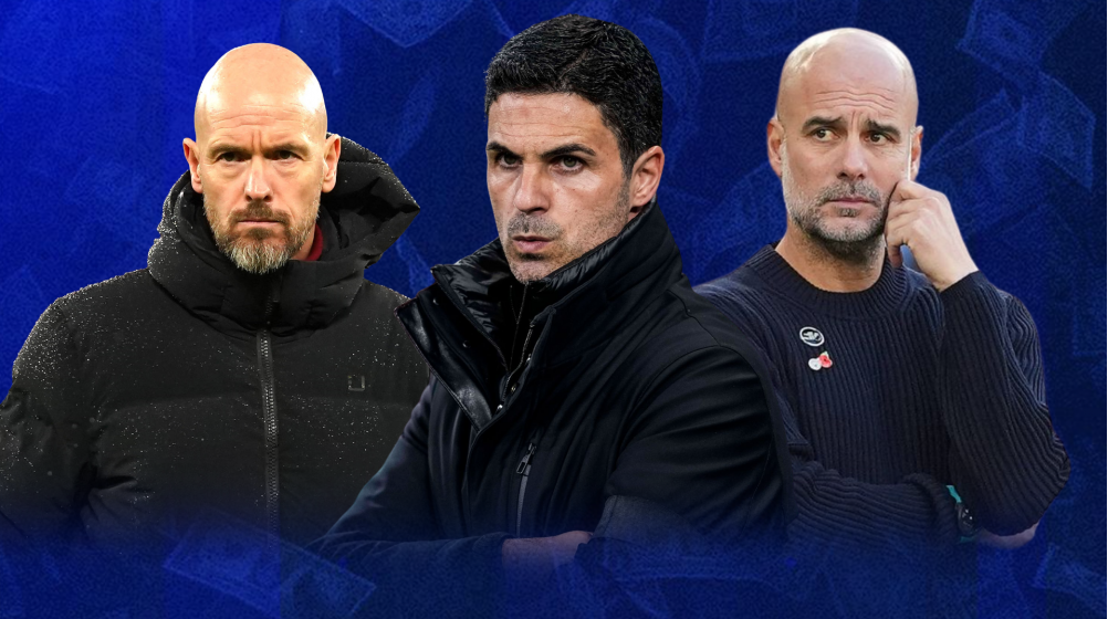 Mikel Arteta €1billion Arsenal spend top of any manager since last trophy