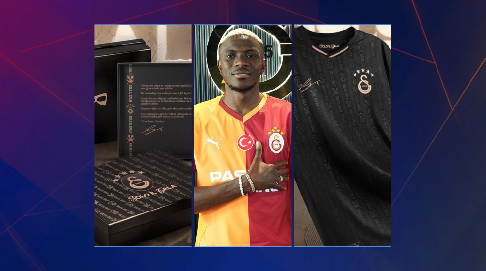 Galatasaray has put a special collector's box for Victor Osimhen up for sale.
