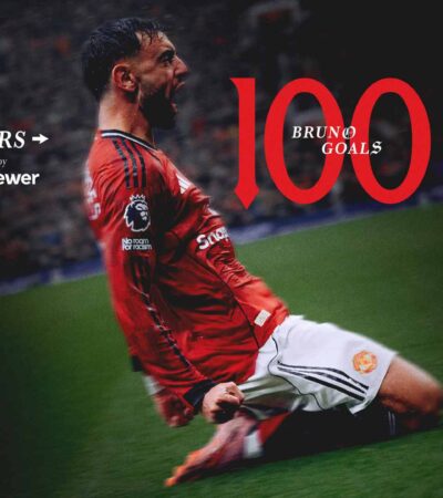 Bruno's Journey to Century: Scoring 100 Goals for United