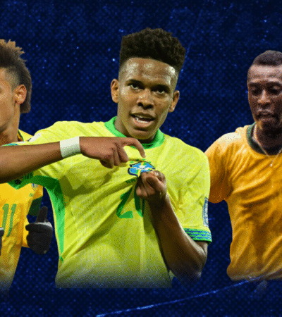 The youngest goalscorers for the Brazilian national team - Estêvão moves into top 10