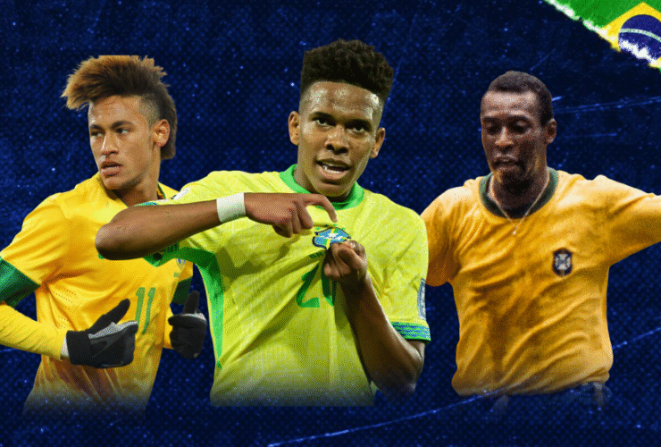 The youngest goalscorers for the Brazilian national team - Estêvão moves into top 10