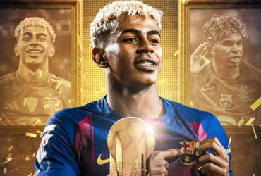 Lamine Yamal beats Désiré Doué to Kopa trophy - More records tumbled