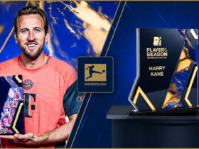 Bayern star Harry Kane presents Transfermarkt award after impressive Bundesliga campaign