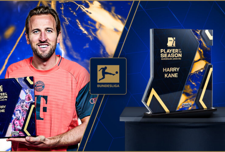 Bayern star Harry Kane presents Transfermarkt award after impressive Bundesliga campaign