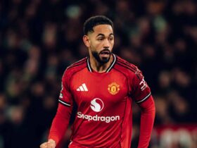 Cunha Celebrates His Maiden Goal for United