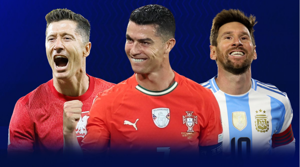 Cristiano Ronaldo breaks World Cup qualifiers record with Messi third