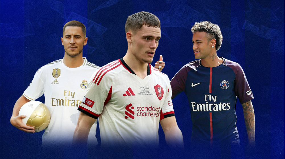 Florian Wirtz' Liverpool record compared to other €100m+ signings