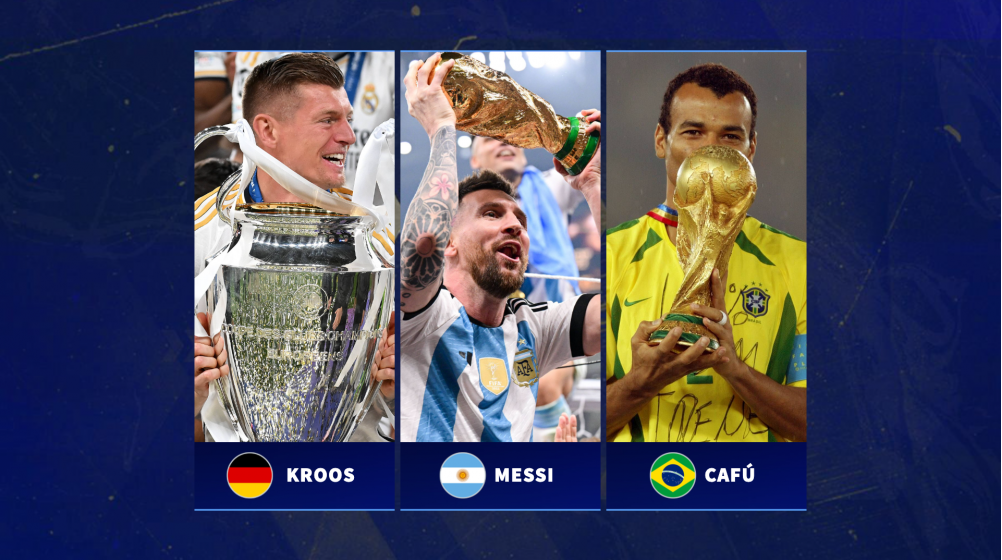 Lionel Messi, Toni Kroos & Co. - Every player to win the World Cup & the Champions League this century