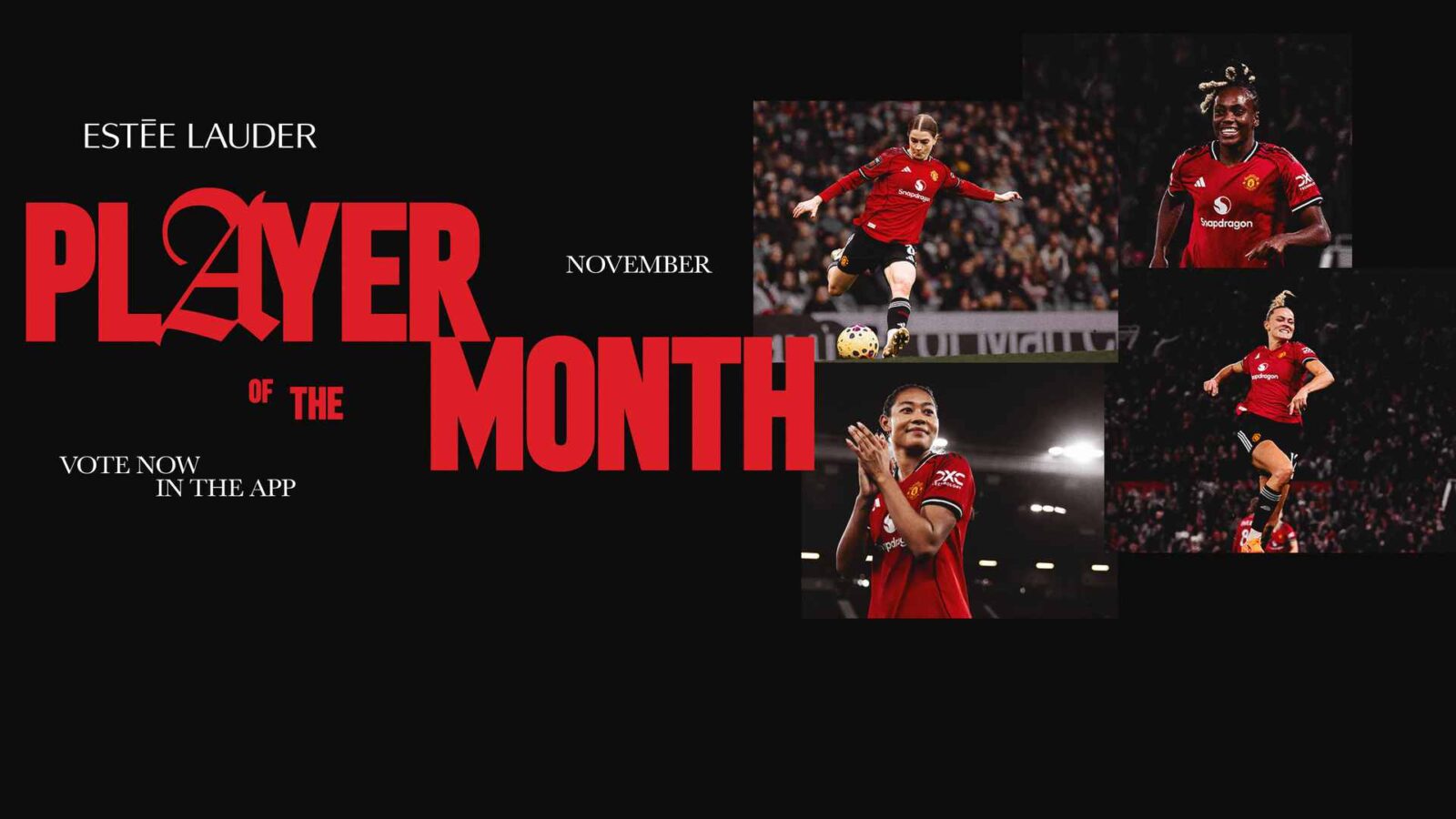 Championing Her: Vote for the United Women's Player of the Month!