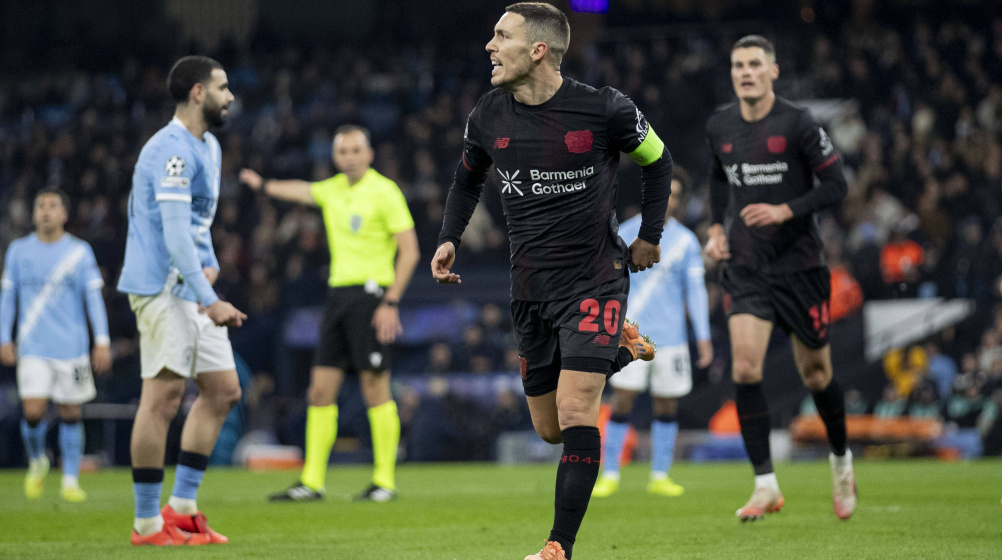 First home defeat to Bundesliga club in 14 games - Man City fall to Bayer Leverkusen