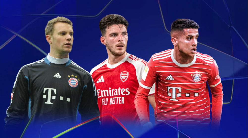 Declan Rice, João Cancelo, Manuel Neuer & Co. - The all-time most valuable Arsenal & Bayern Munich combined XI