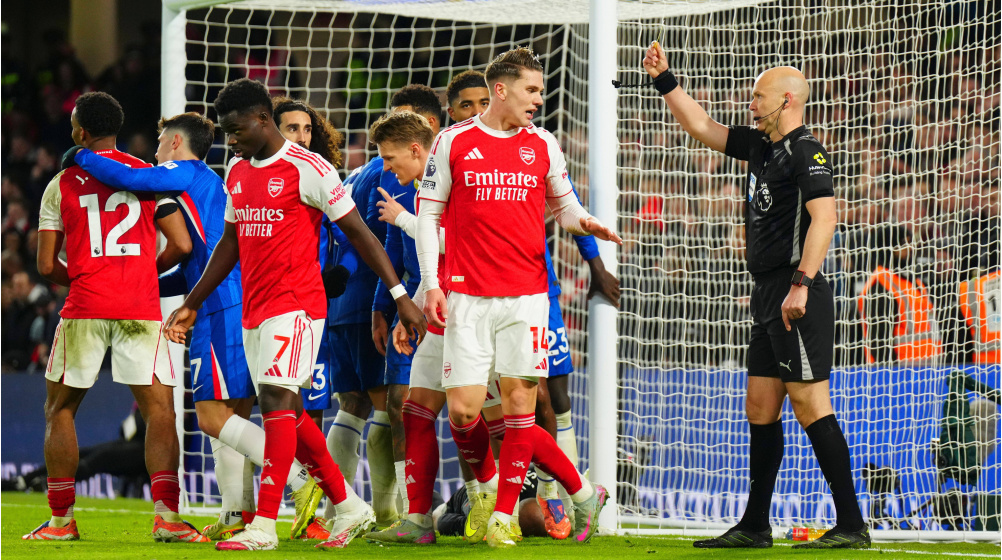 Caicedo sent off - Arsenal rue missed chance as 10-man Chelsea hold out for draw in fiery derby