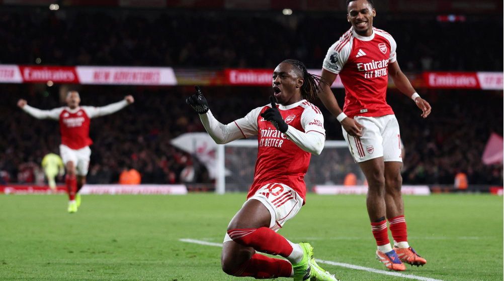 Eberechi Eze rubs salt in wound with hat-trick as Arsenal crush Tottenham in north London derby