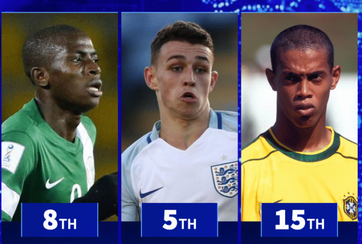 From Ronaldinho to Foden - The biggest stars to ever play at the U17 World Cup