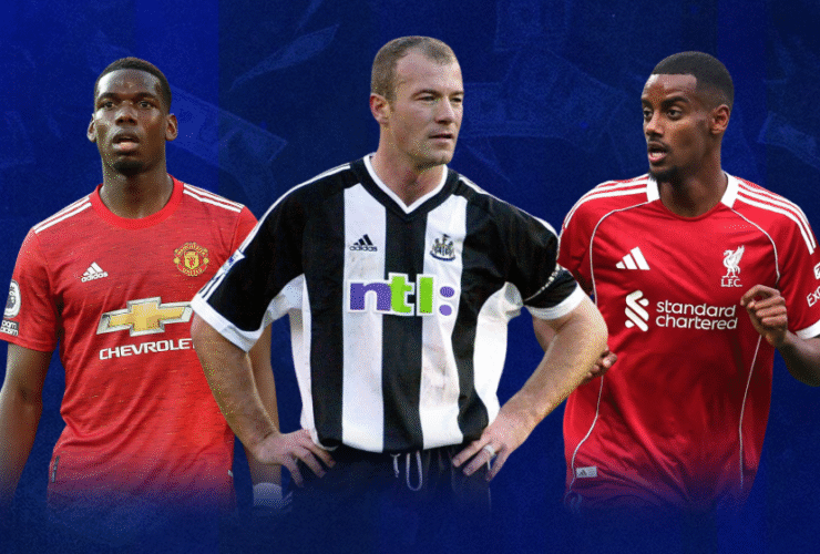 Alan Shearer, Paul Pogba, Alexander Isak & Co - Every player to ever break the Premier League transfer record