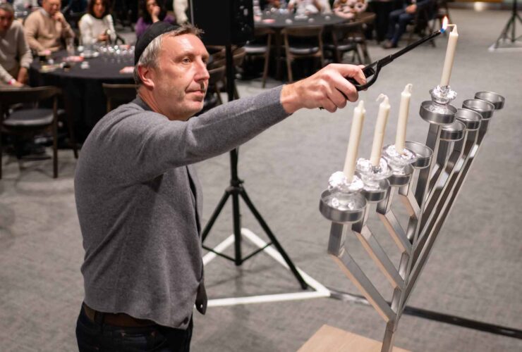 Old Trafford Celebrates Heritage with Its Inaugural Chanukah Celebration
