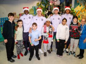United Stars Bring Cheer to Local Hospitals