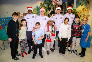 United Stars Bring Cheer to Local Hospitals