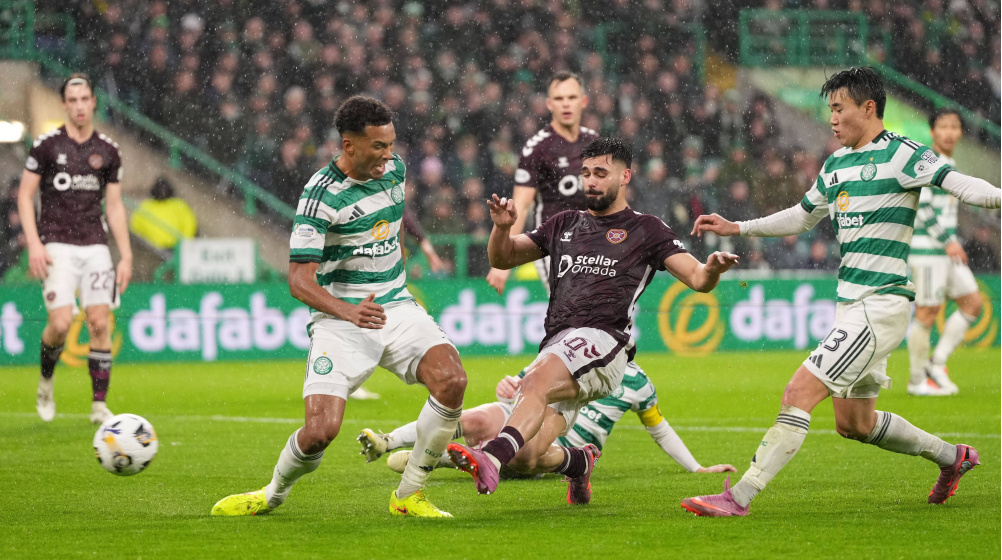 Wilfried Nancy loses first Celtic game after Hearts smash and grab win
