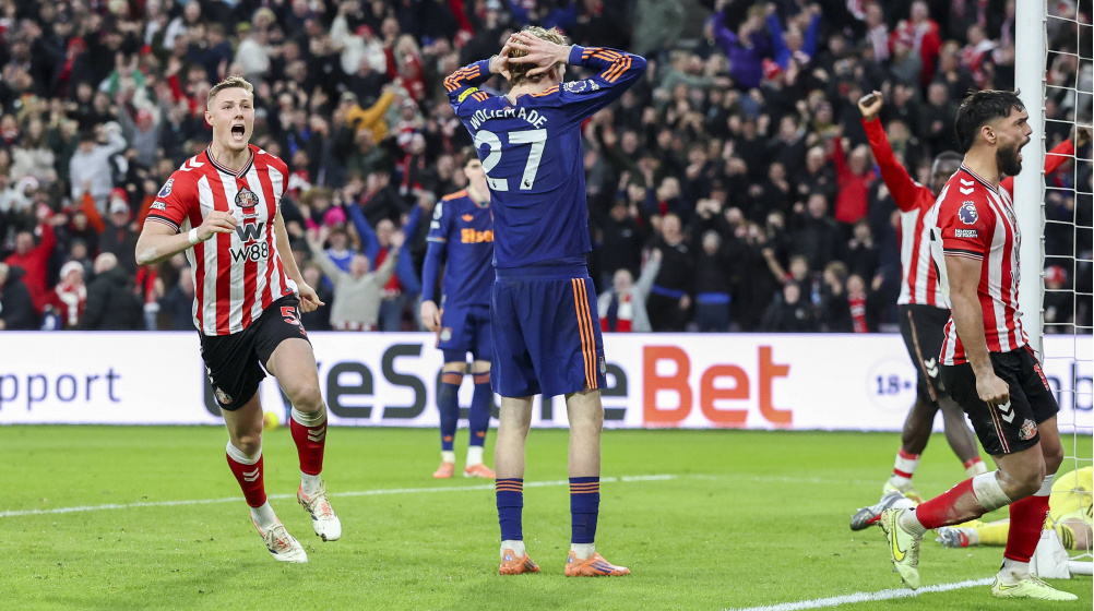 Woltemade's day to forget as Sunderland beat Newcastle in Tyne-Wear derby