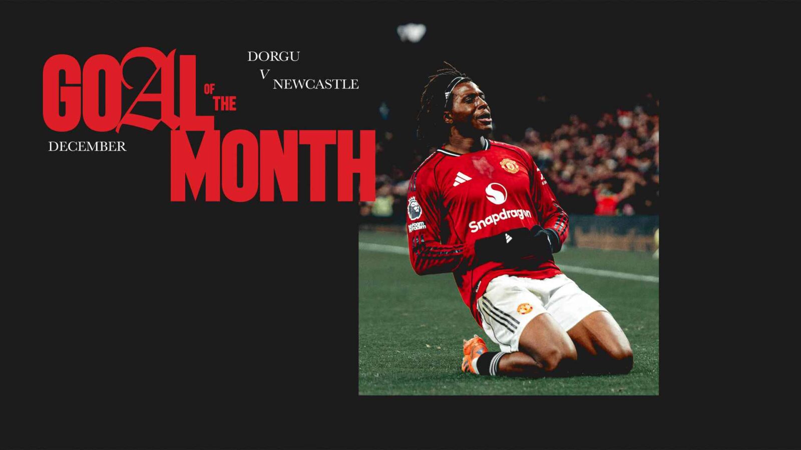 Dorgu's Wonder Strike Garners Goal of the Month Honors