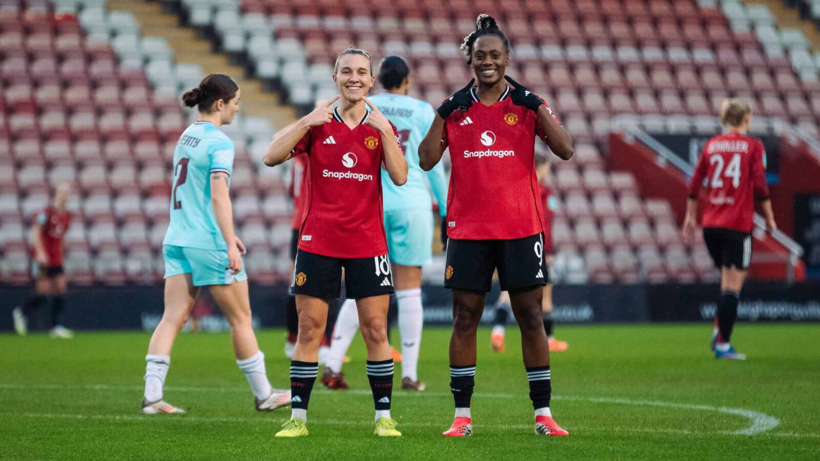 United Women Dominate Burnley with a 5-0 Victory
