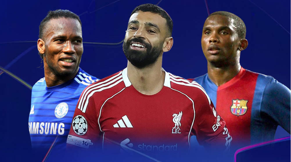 Salah, Eto'o & Drogba: The record African appearance holders in the Champions League