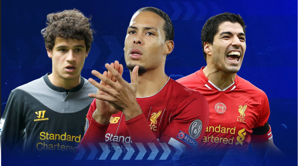 Liverpool's 10 record January signings revealed with Van Dijk top