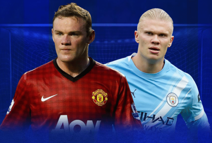 Will Haaland beat Rooney's record? Man Utd vs Man City record scorers